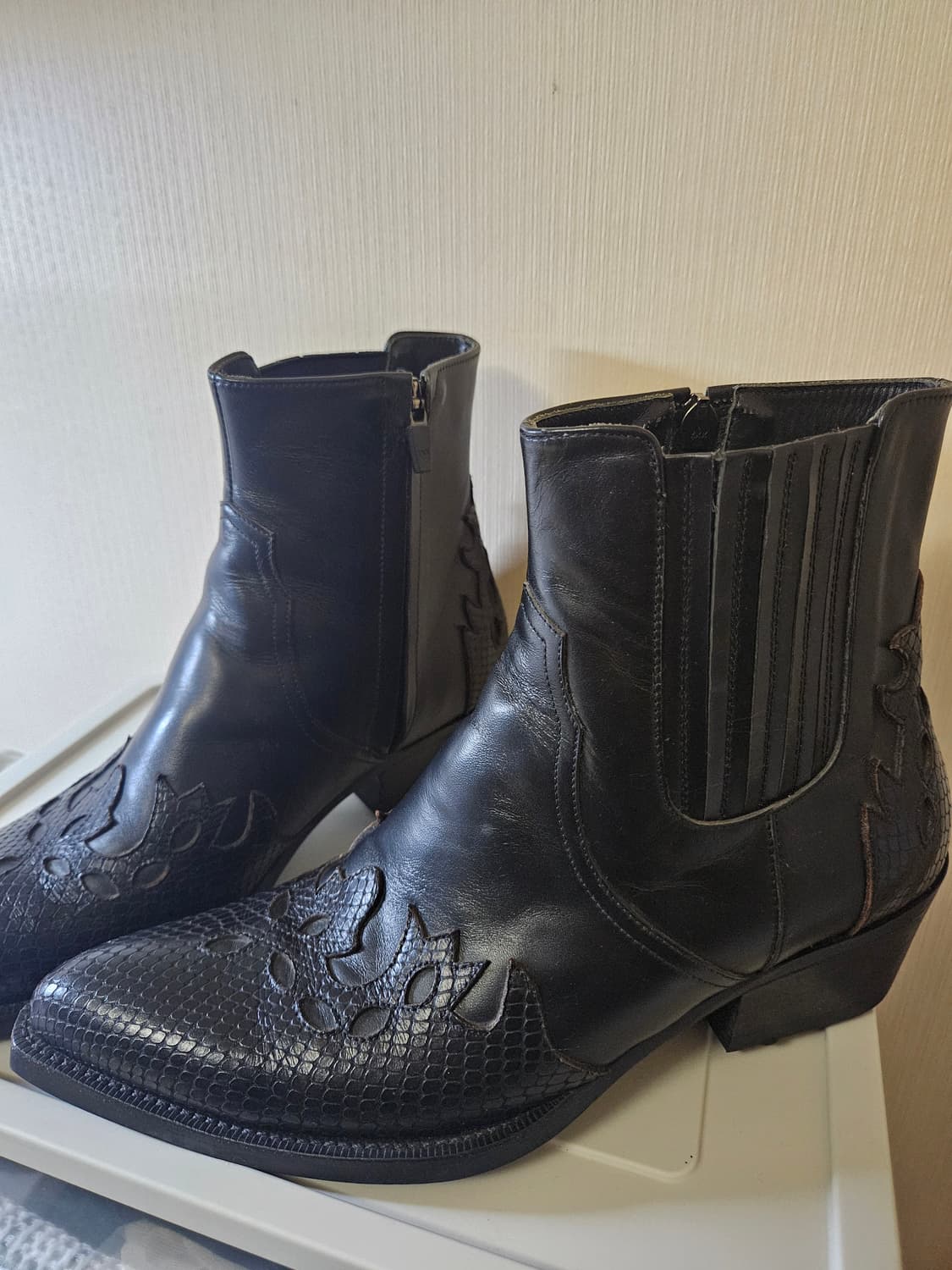 255~260) 이든메이드 플레임 웨스턴부츠 첼시부츠 상품이미지2