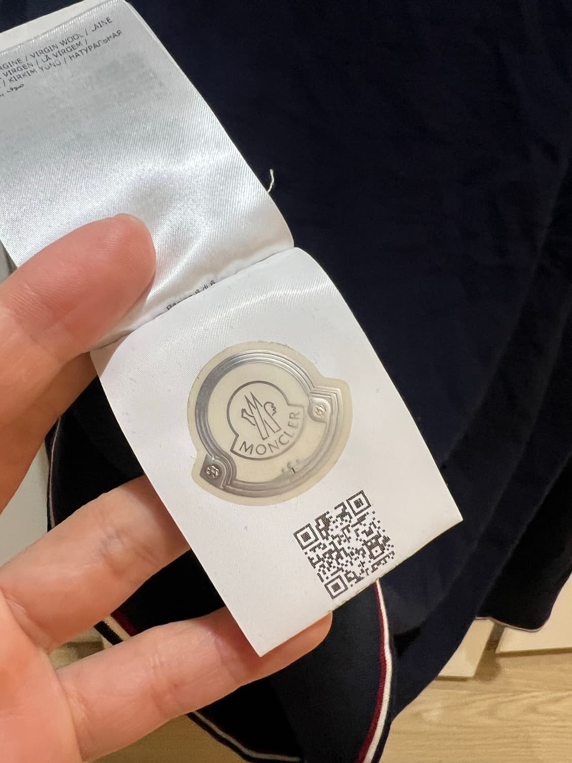 몽클레어 다크네이비 니트 xl 상품이미지4