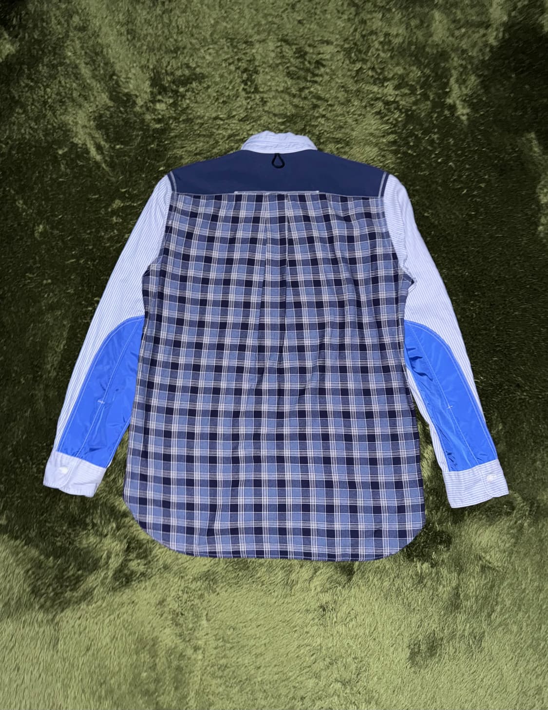 [M] 준야 와타나베 18AW 리플렉터 패널 믹스 스트라이프 셔츠 상품이미지8