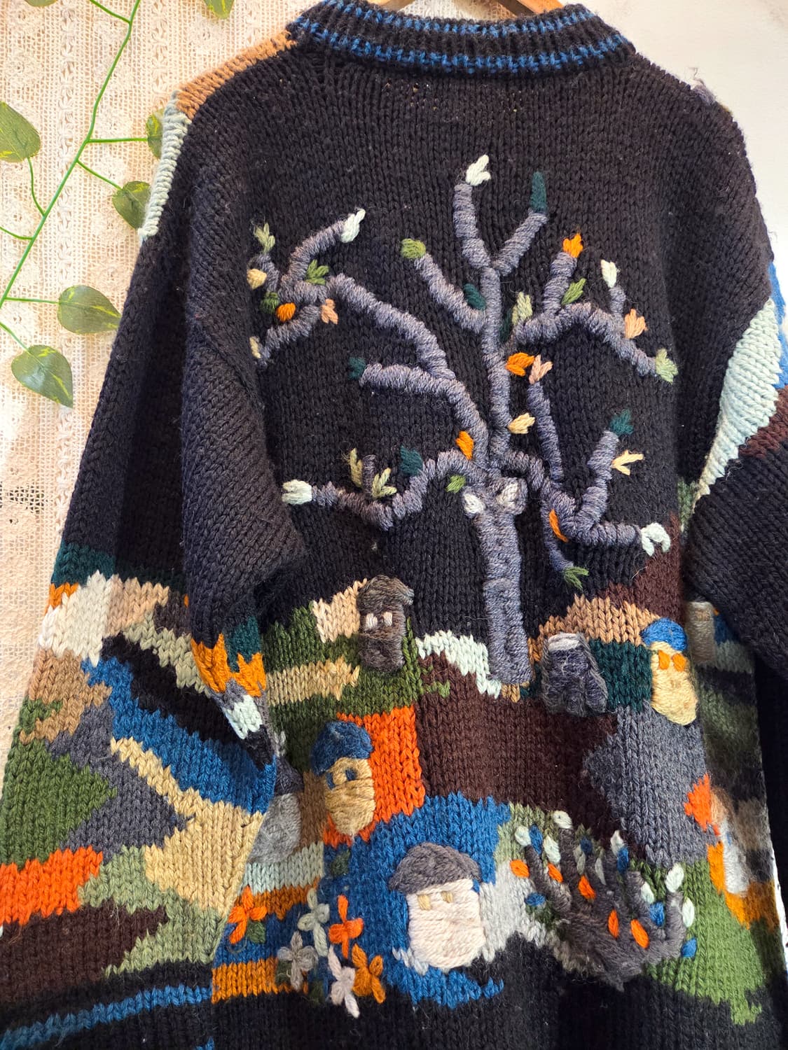 자수 가득 울 가디건 상품이미지5