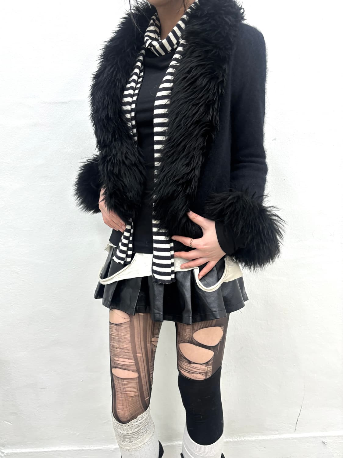 Fur cardigan  상품이미지2