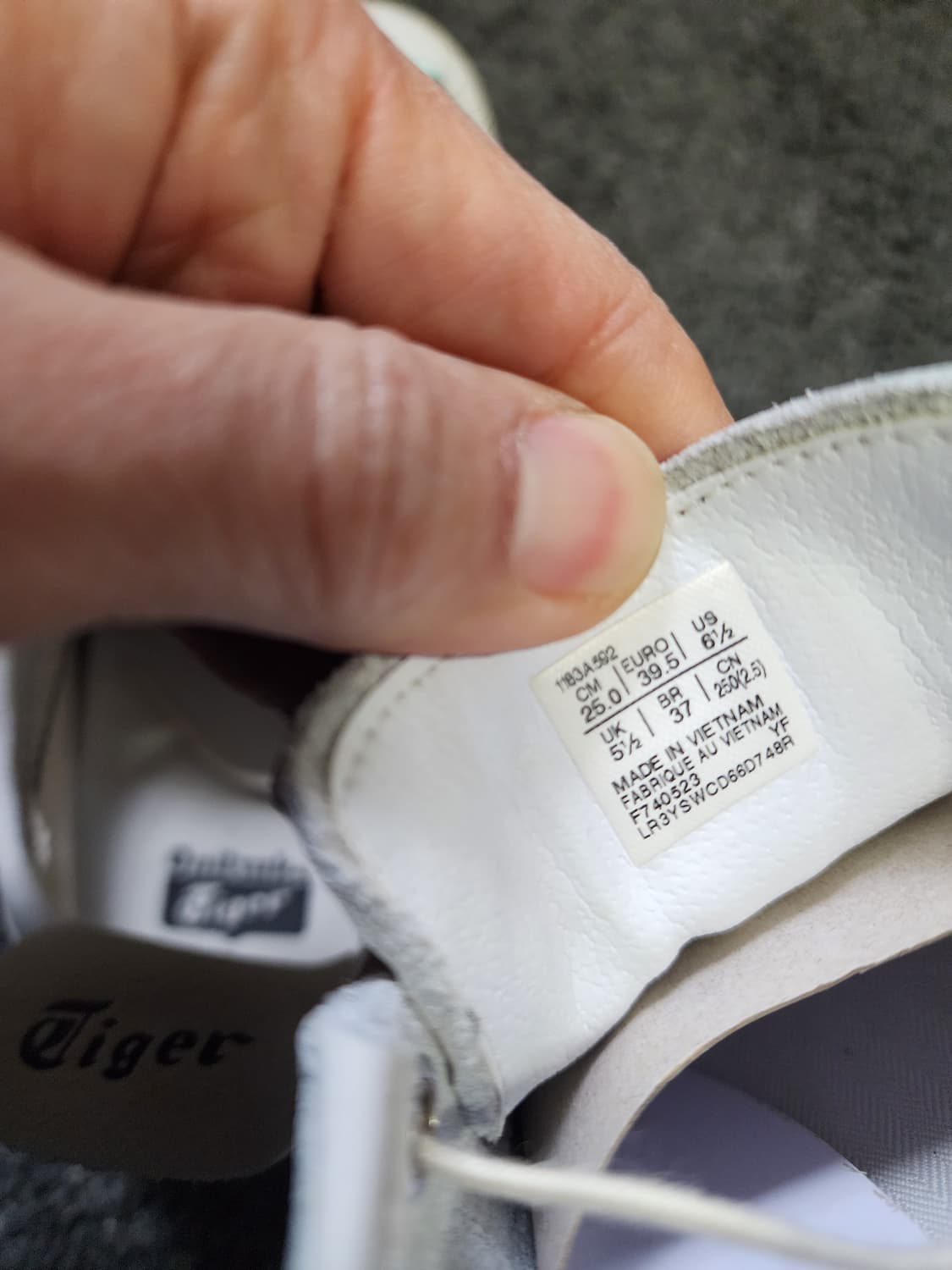 오니츠카타이거 멕시코66 흰/은   250사이즈 상품이미지2