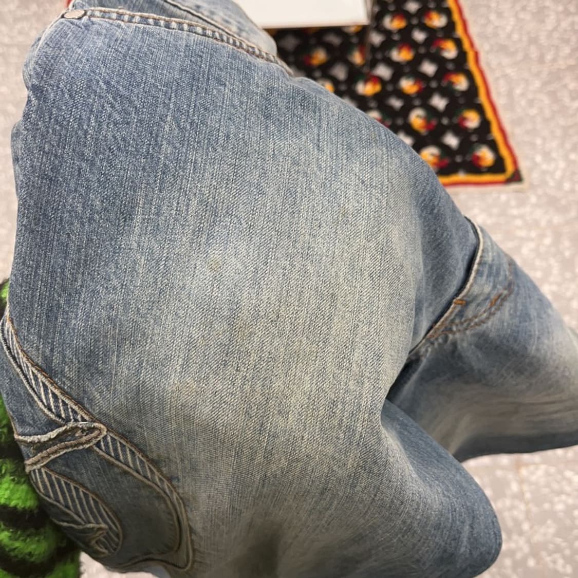 히스토리 빈티지 키치 유니크 스트릿 버니 데님팬츠 32인치 C08544 상품이미지8