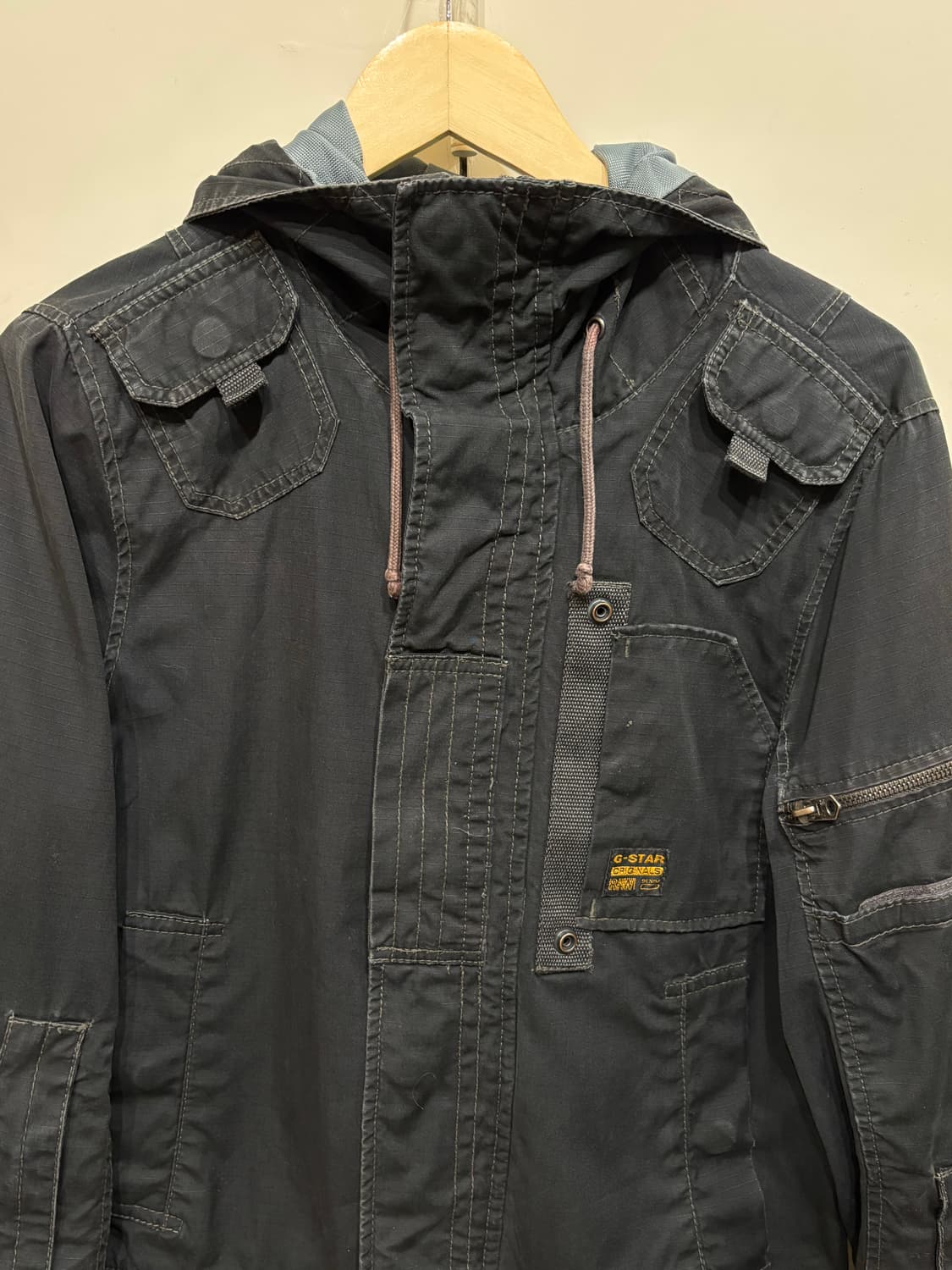 G-Star Raw 블랙 봄버 자켓 M 상품이미지6