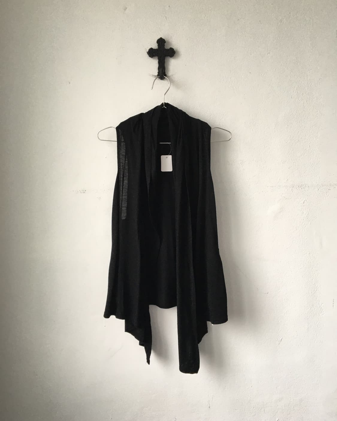 Drape open vest 상품이미지2