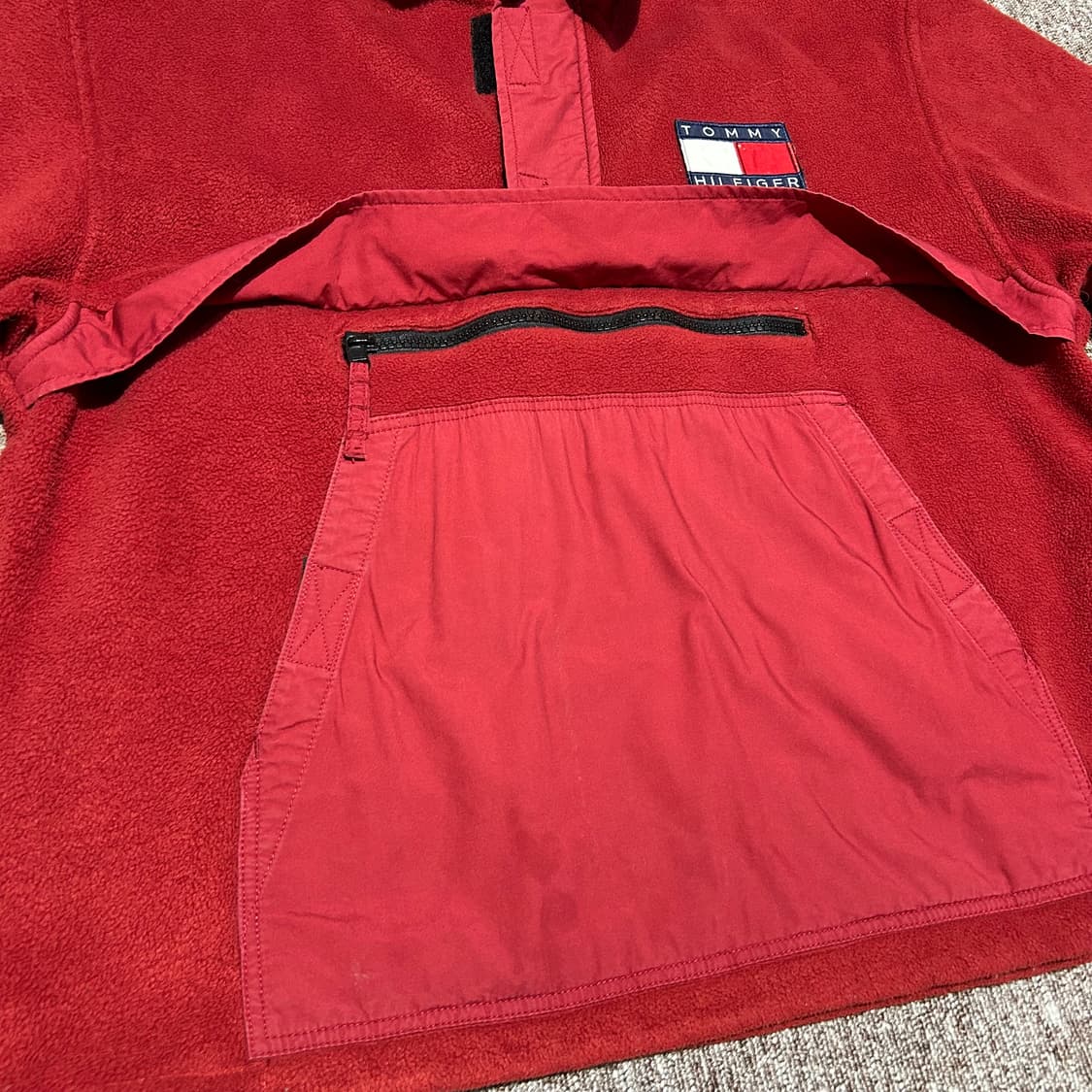 XL) 타미힐피거 플리스 후리스 아노락  상품이미지4