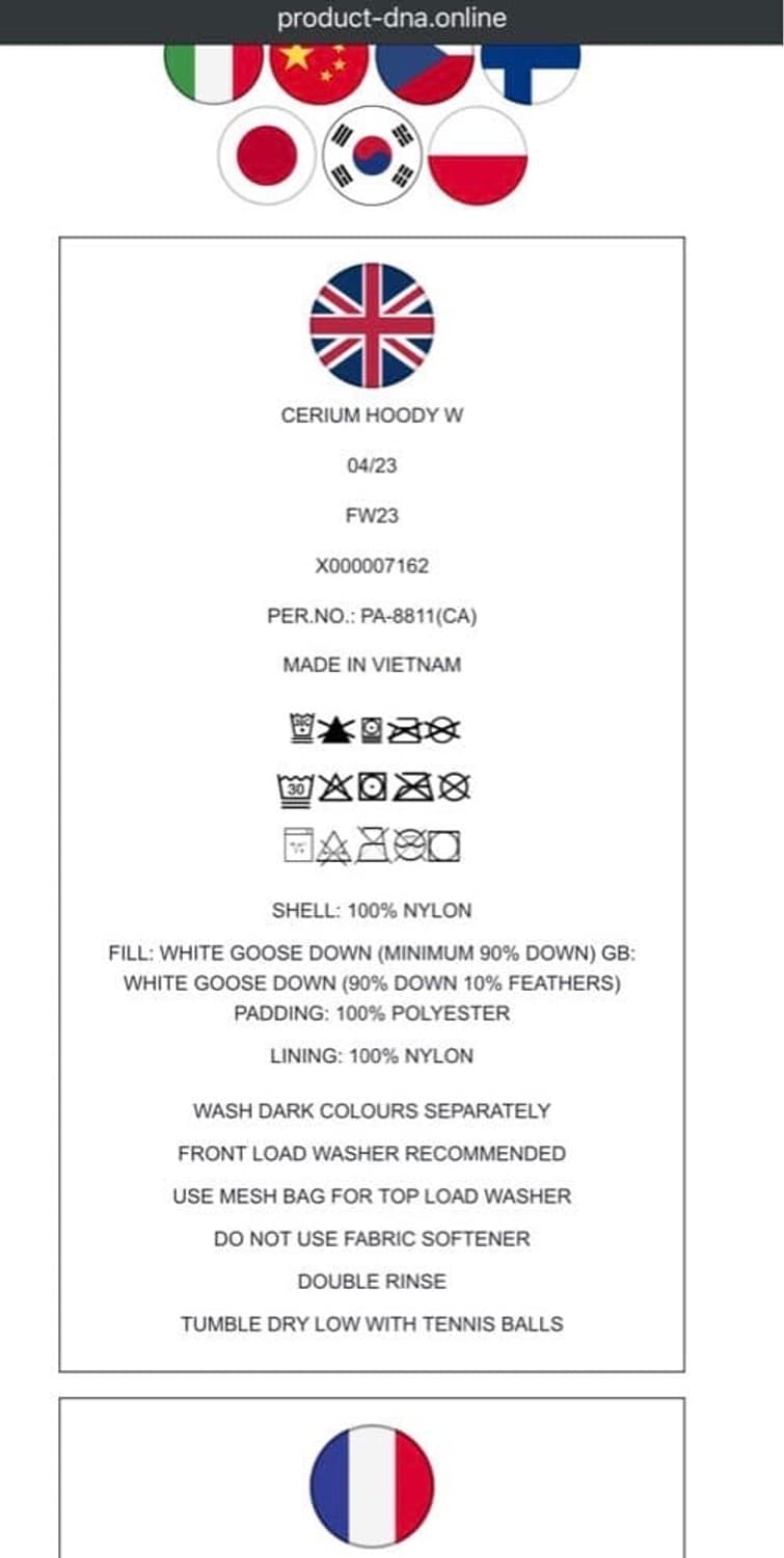 (L) 아크테릭스 세륨 후디자켓 우먼스 상품이미지6