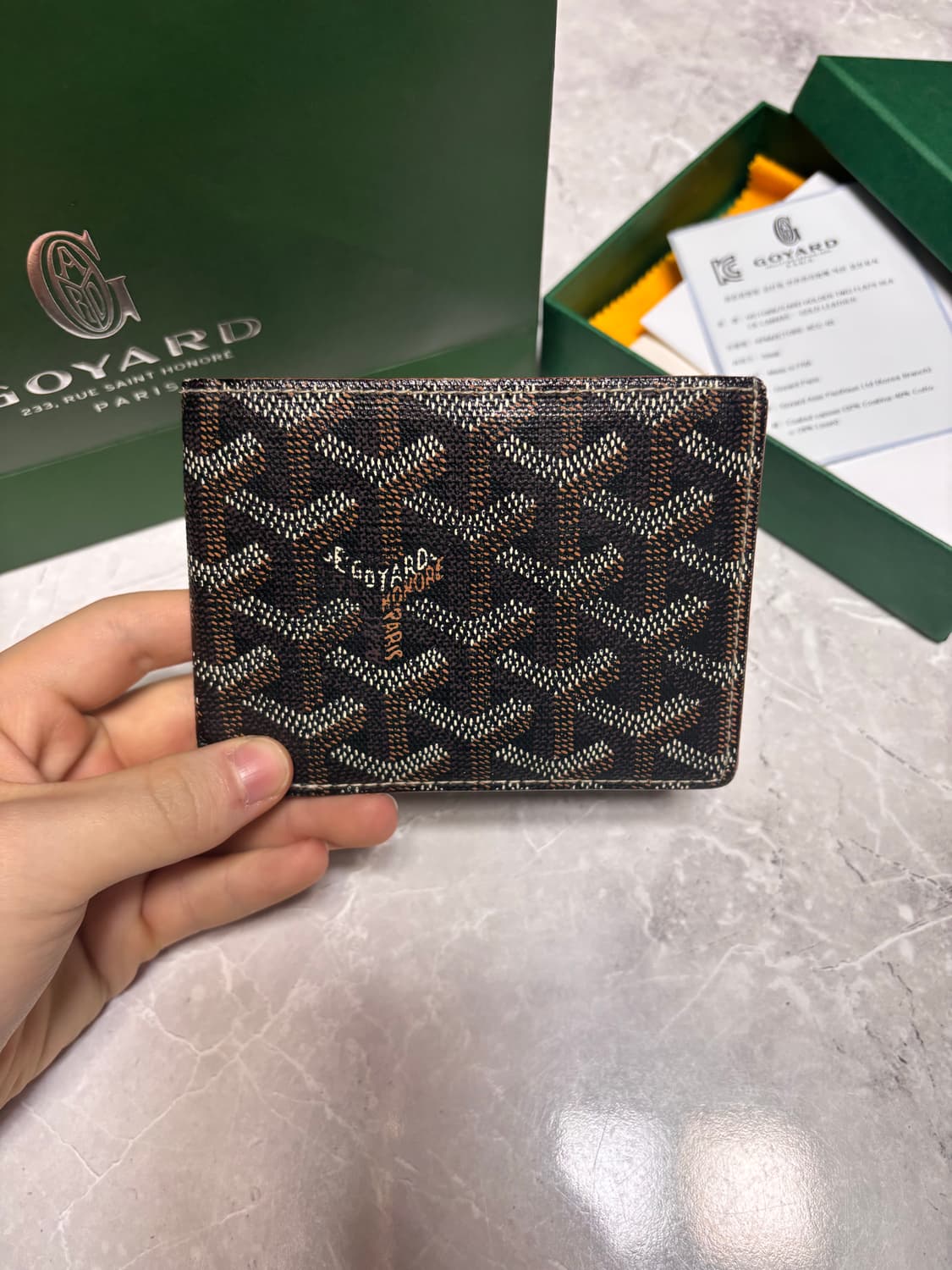 [정품] 풀박스 고야드 빅투아르 반지갑 상품이미지1