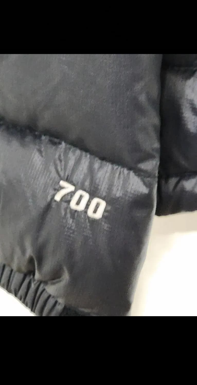 (M) 노스페이스 눕시 패딩점퍼 블랙 거위털 700 다운자켓  상품이미지5