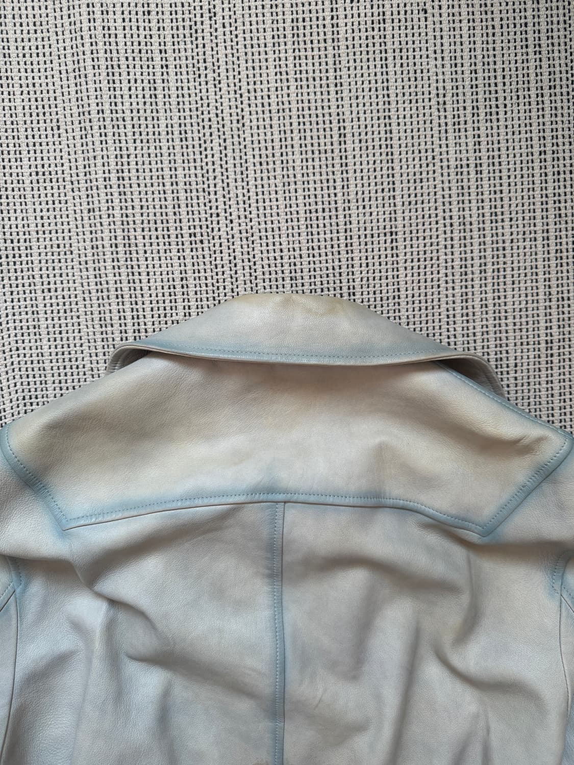 솔리드옴므 22ss 블루 레더 블루종 자켓 상품이미지10