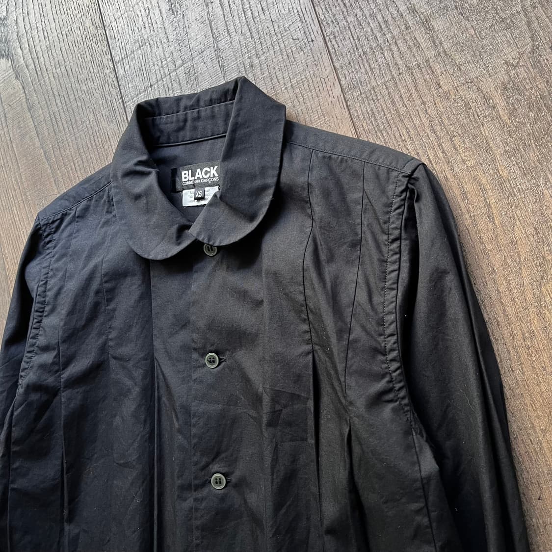 Pleats Round Collar Blouse 상품이미지5