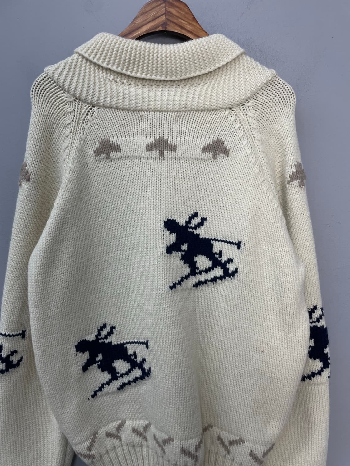 JPN빈티지 90s 스키 코위찬 니트집업 자켓 H1176 상품이미지6