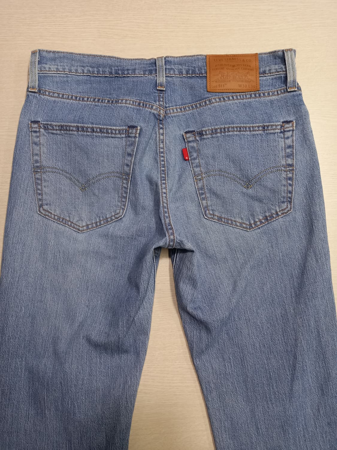 30 리바이스511 cool 봄여름용 워싱 스판 슬림일자진 30-184 상품이미지4