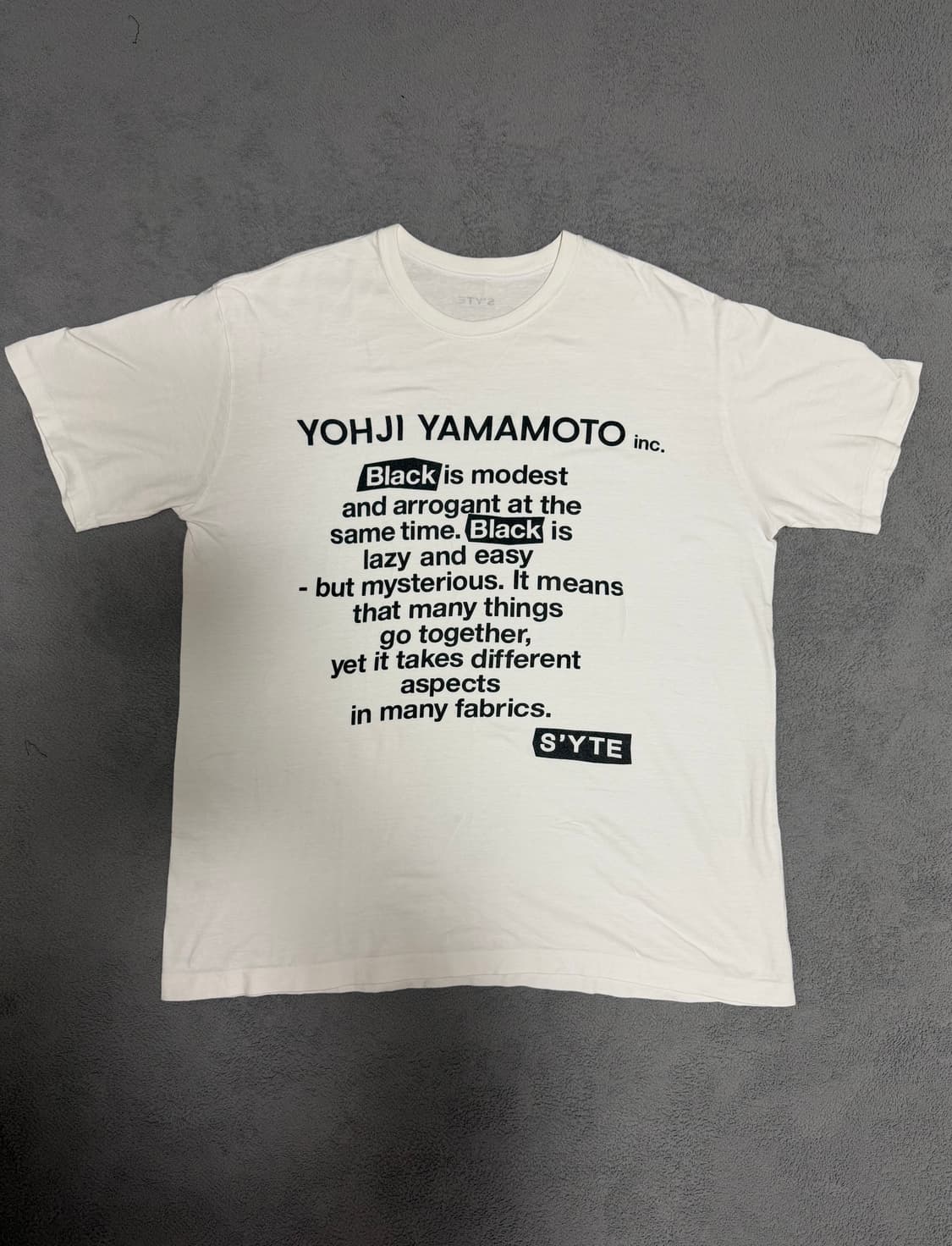 Yohji Yamamoto S'YTE Short-sleeve 상품이미지1