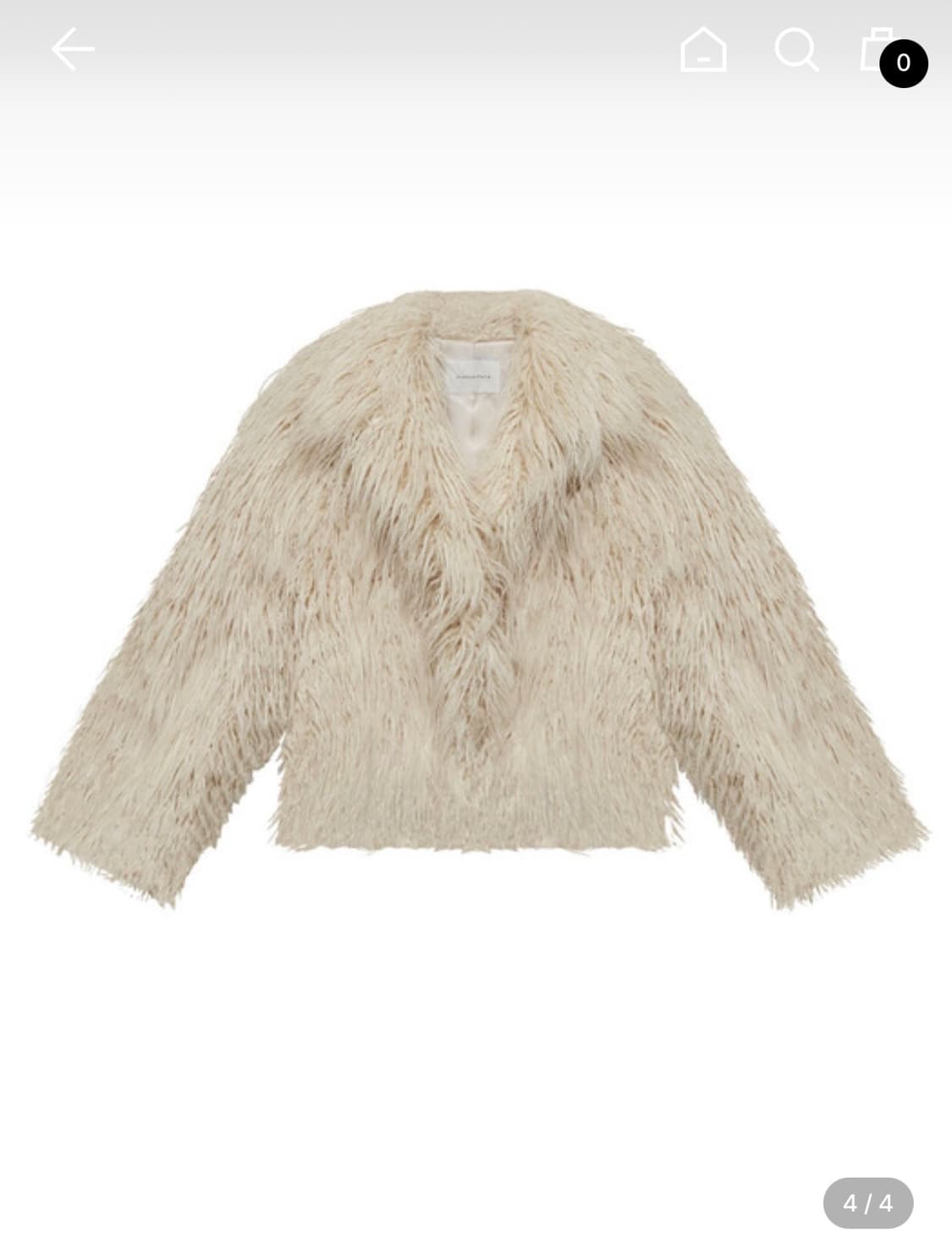 오버사이즈 에코 퍼 자켓 상품이미지2