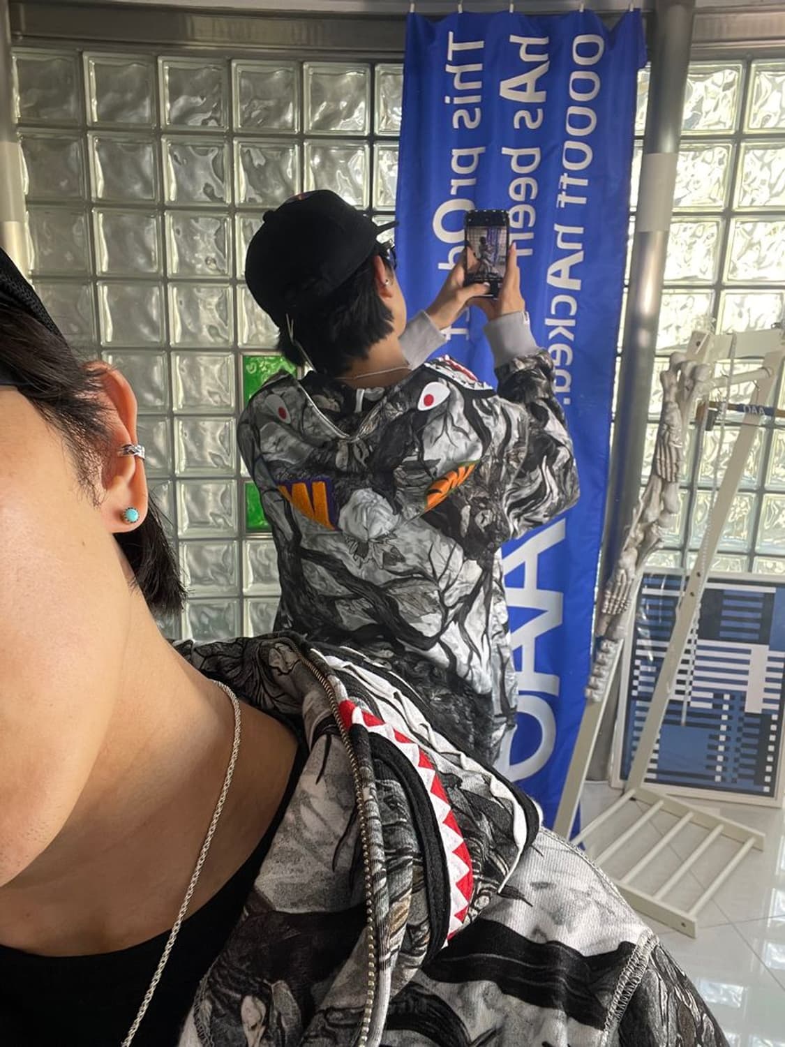 EDGE CAMO SHARK HOODIE 엣지 카모 샤크 후디 상품이미지5