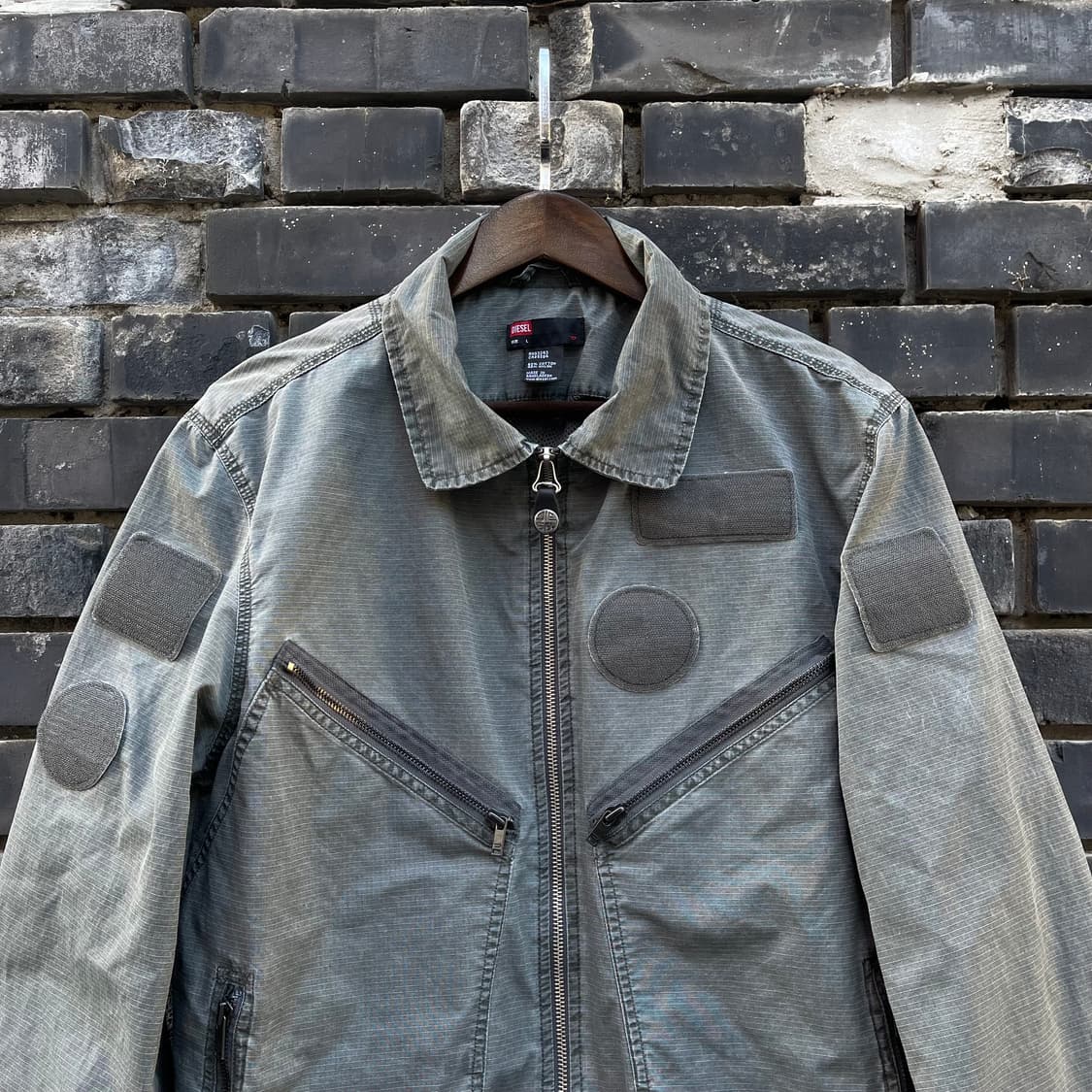[L] 00s Diesel 패치 디테일 자켓 상품이미지4