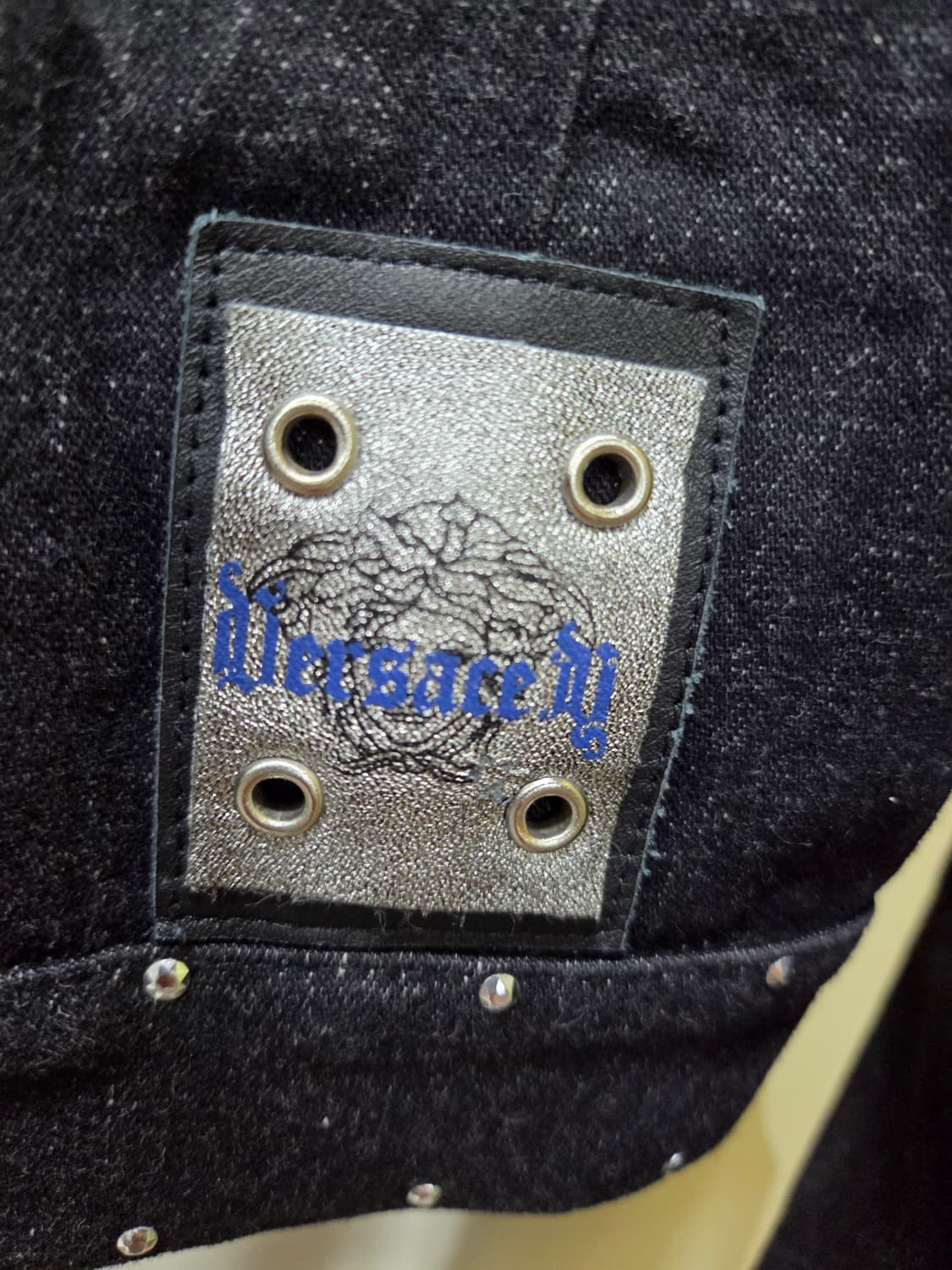 베르사체 크롭 데님 자켓 상품이미지4