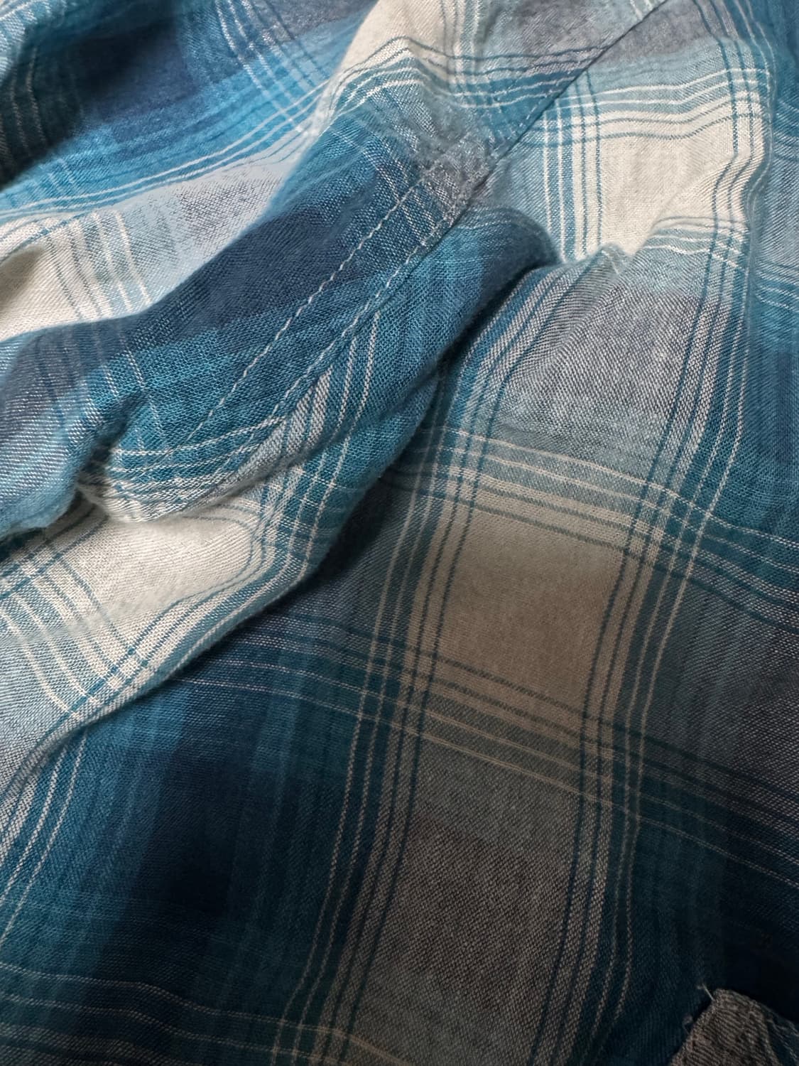 히스테릭 글래머 체크 셔츠 후드 바람막이 자켓 집업  상품이미지3