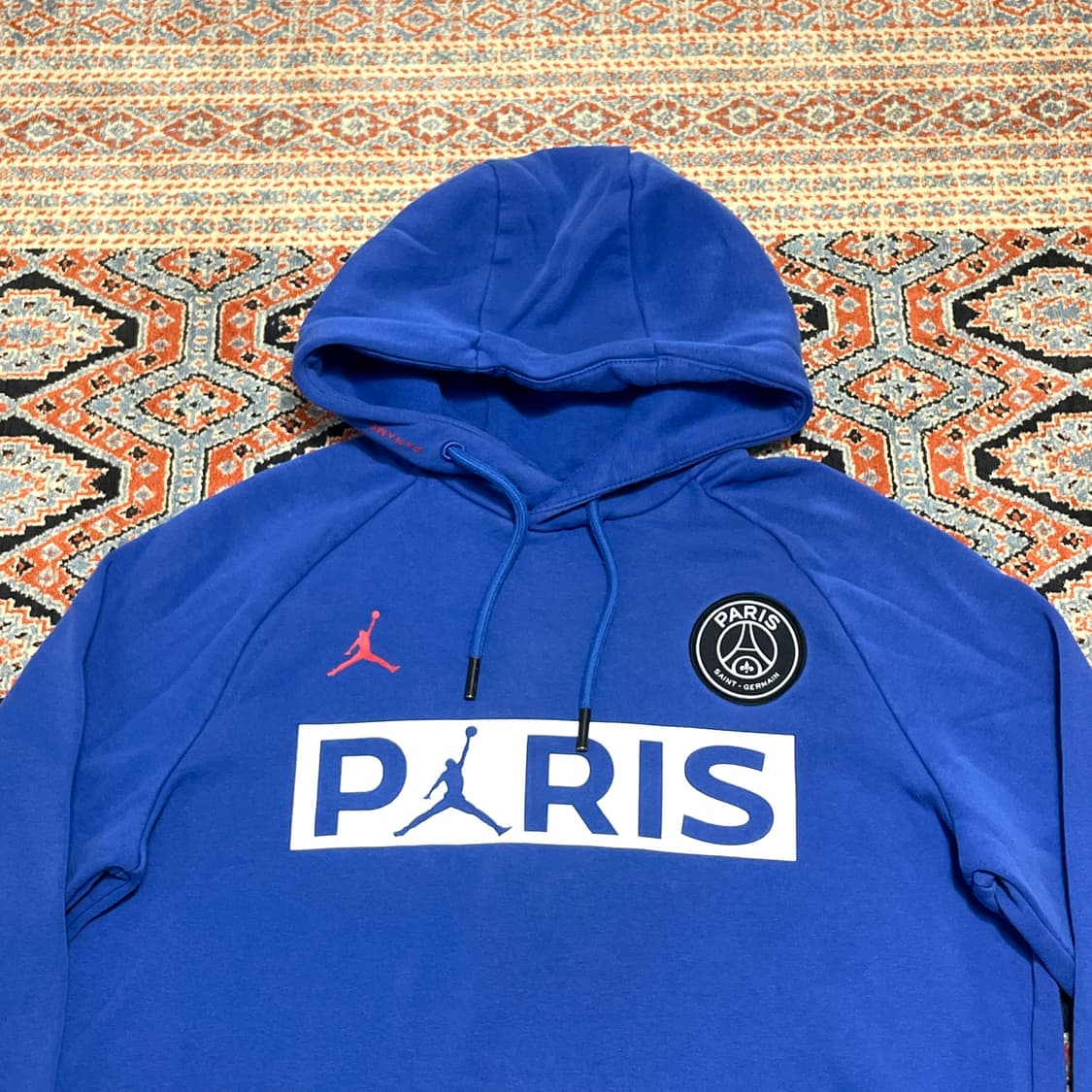 나이키 조던 파리생제르망 블루 후드티셔츠 여성XL 상품이미지2