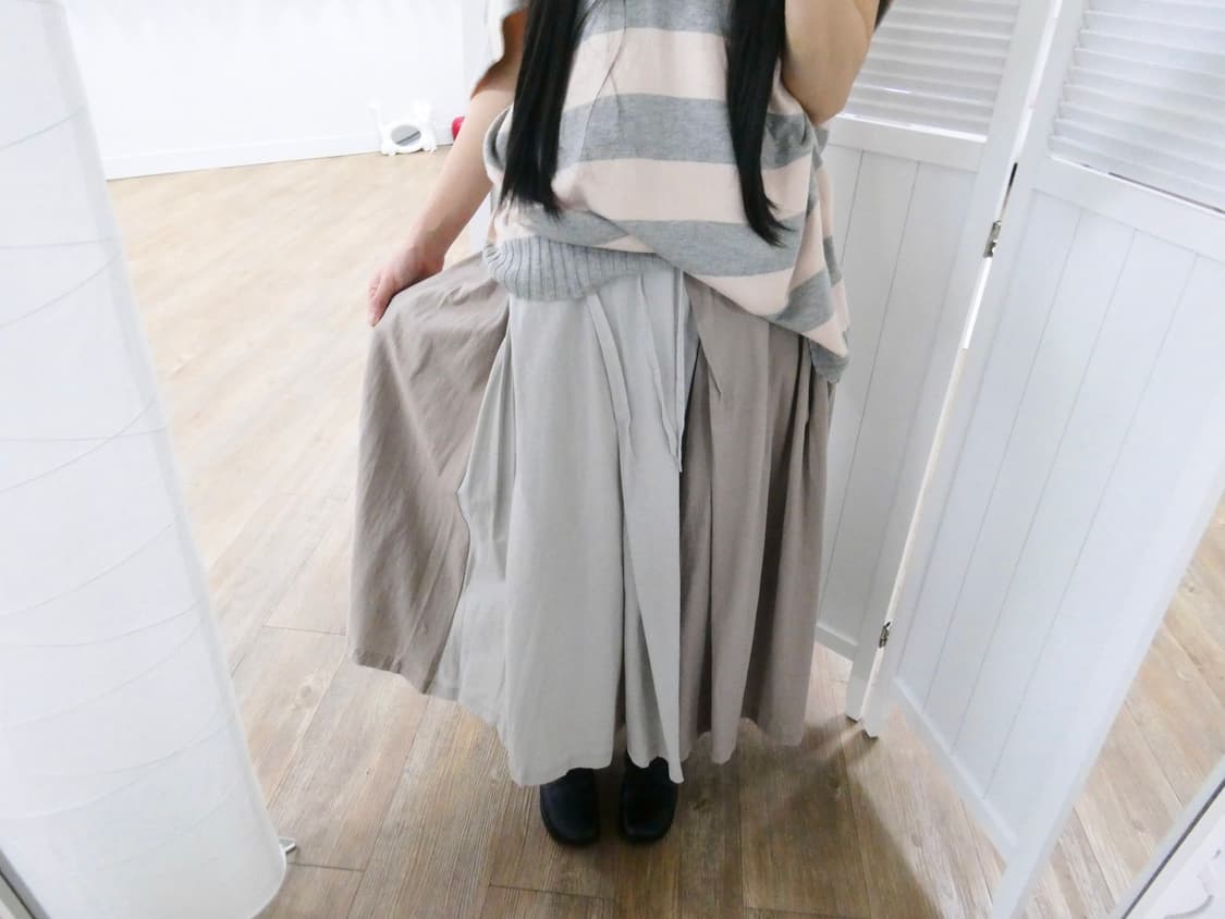 메르시보꾸 게더 스커트 상품이미지9