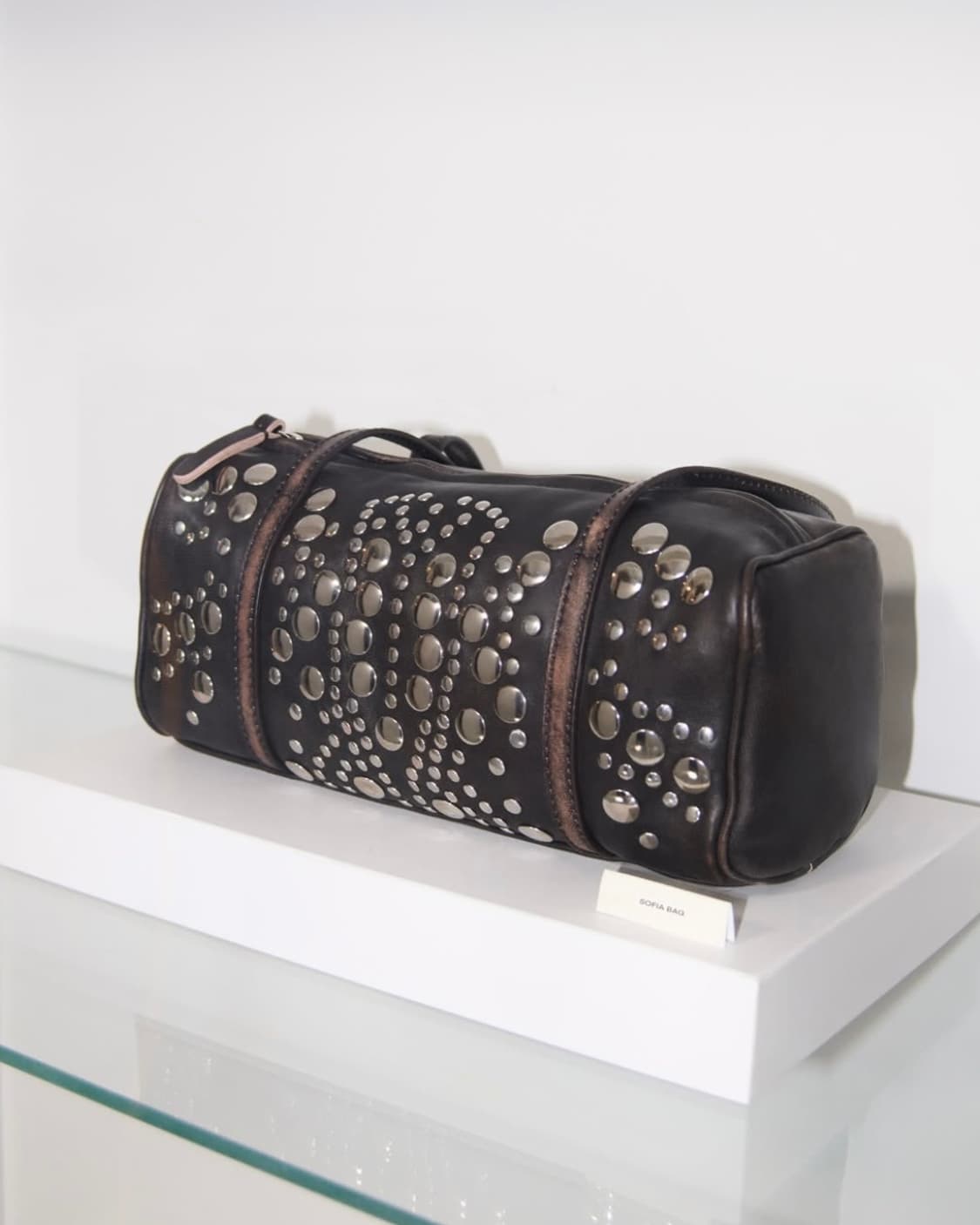 기마구아스 Sofia 스터드 백/브라운 상품이미지7