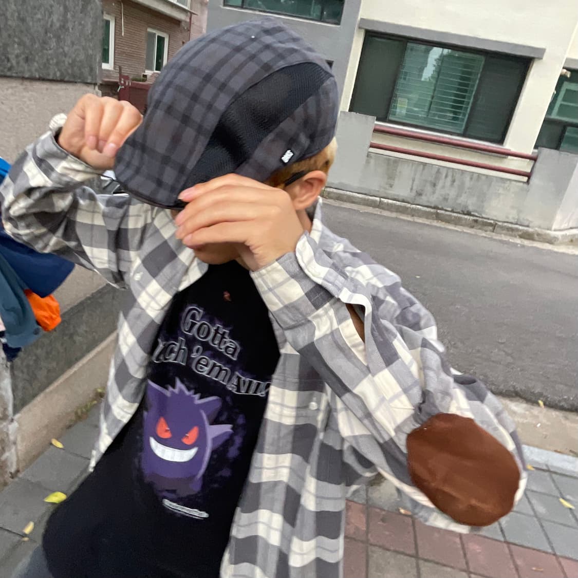 닥스 체크 헌팅캡 상품이미지1