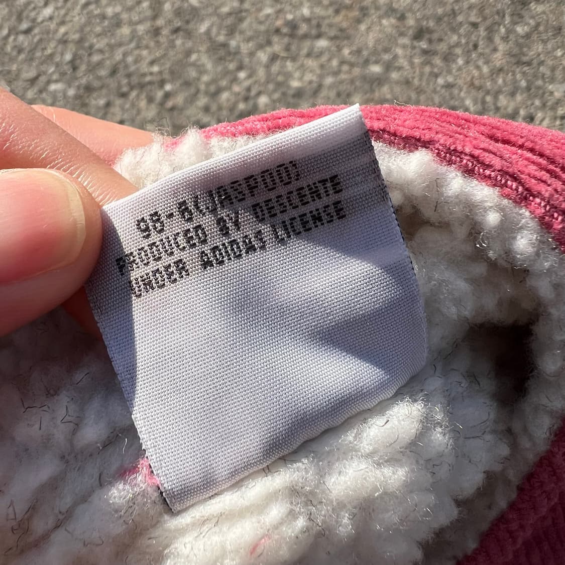 90‘s 아디다스 핑크 코듀로이 트루퍼 캡 상품이미지6