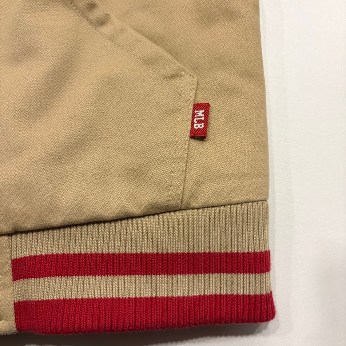 [95] 02s MLB 보스턴 레드삭스 후드 액티브 자켓 베이지 B952 상품이미지7