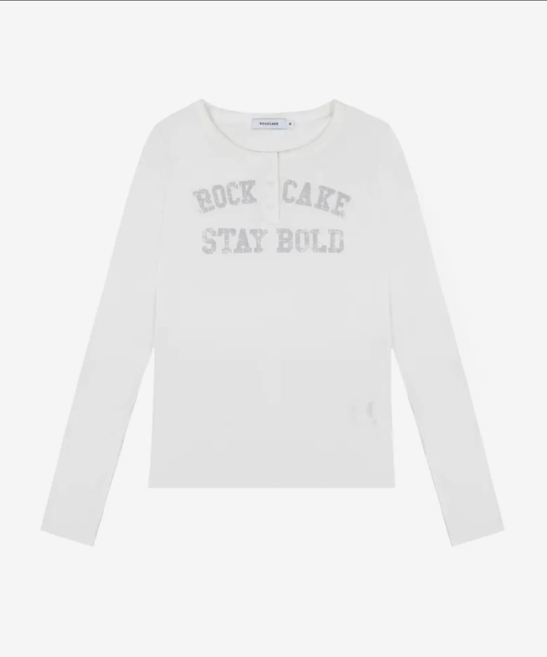 락케이크 Classic Henly Neck Top - Ivory 상품이미지2