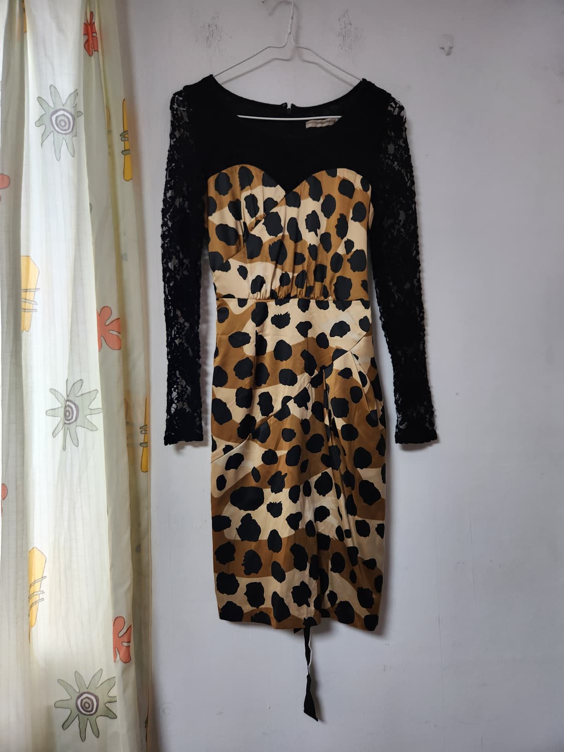 르샵블랙   레이스 배색 롱원피스55 상품이미지1