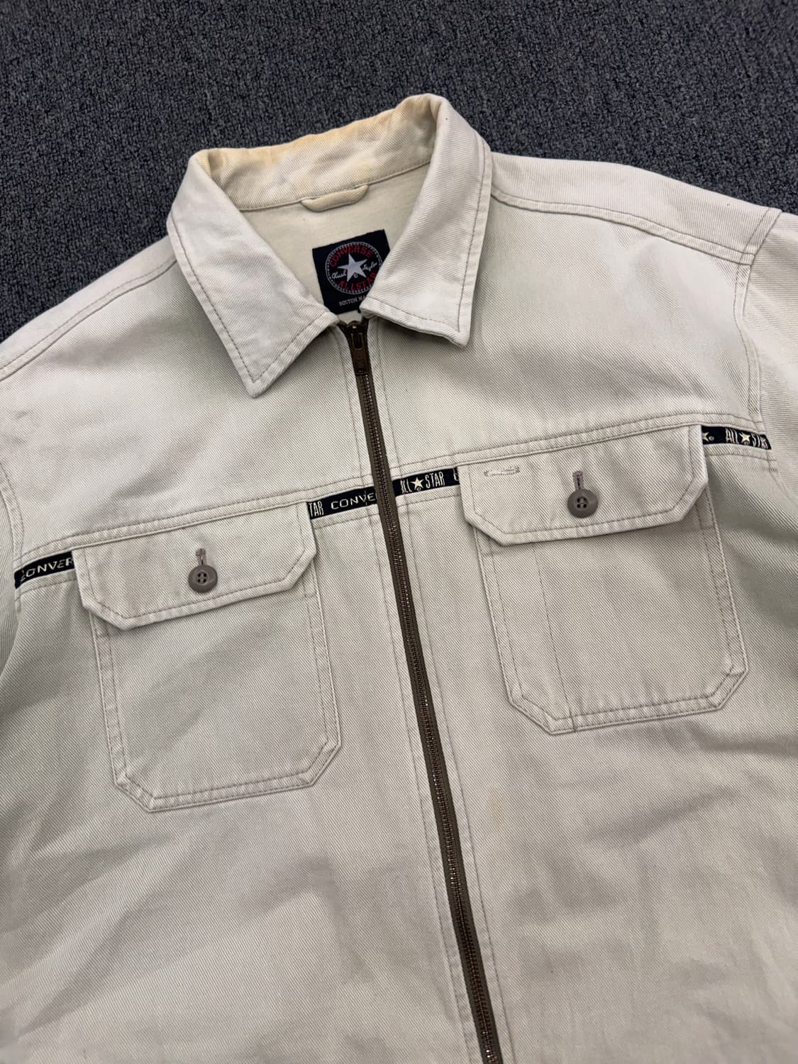 L)컨버스 빈티지 코튼 집업 자켓 상품이미지3
