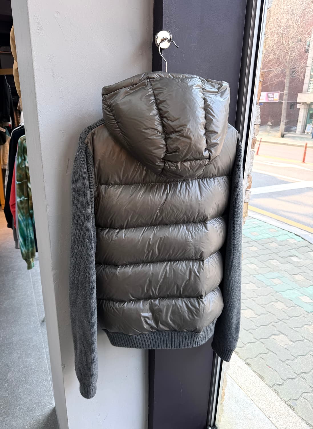 105/ 몽클레어 하이브리드 구스다운 니트 패딩 상품이미지6