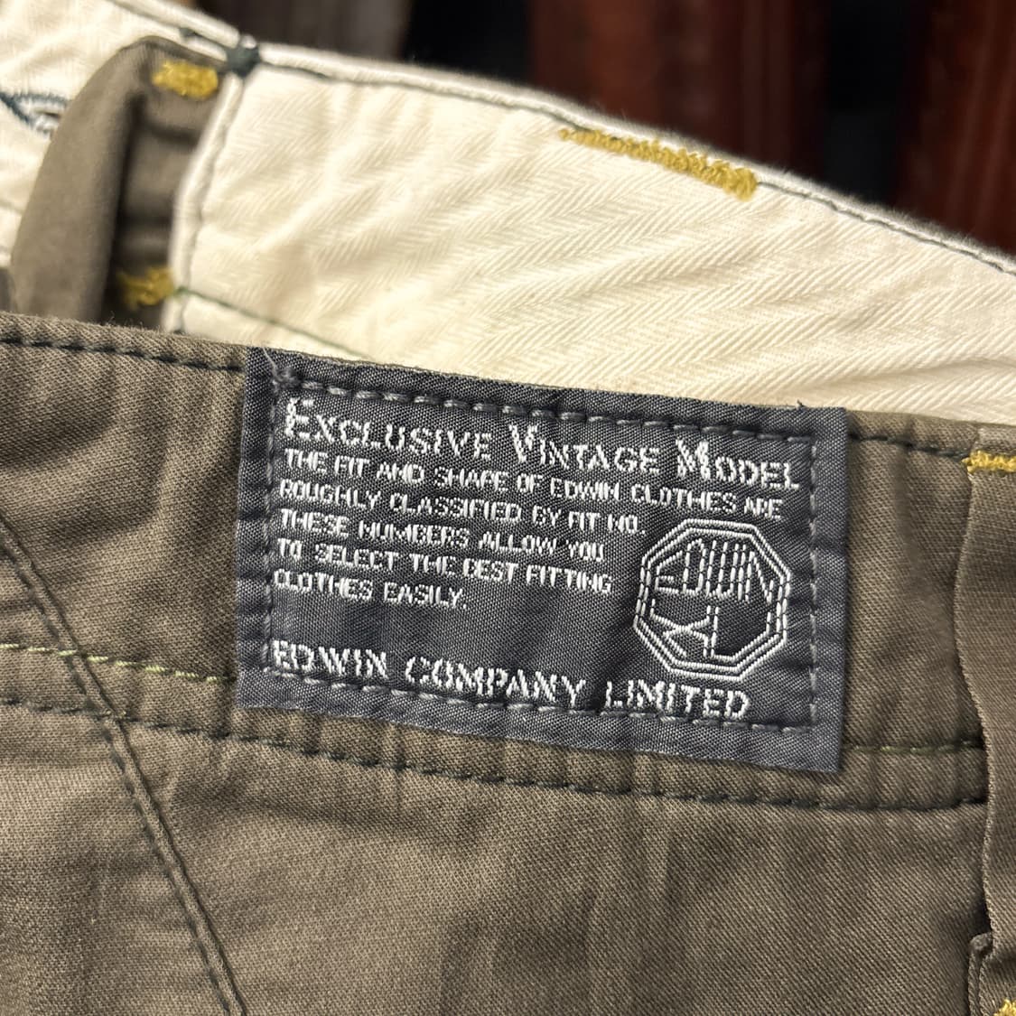 에드윈 익스클루시브 라인 유틸리티 스티치 카고팬츠 N1257   상품이미지8