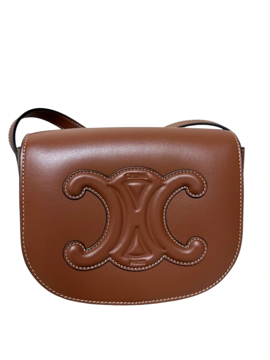 (미사용 새상품) 셀린느 트리옹프 풀코 숄더백 스무스 카프스킨 상품이미지1