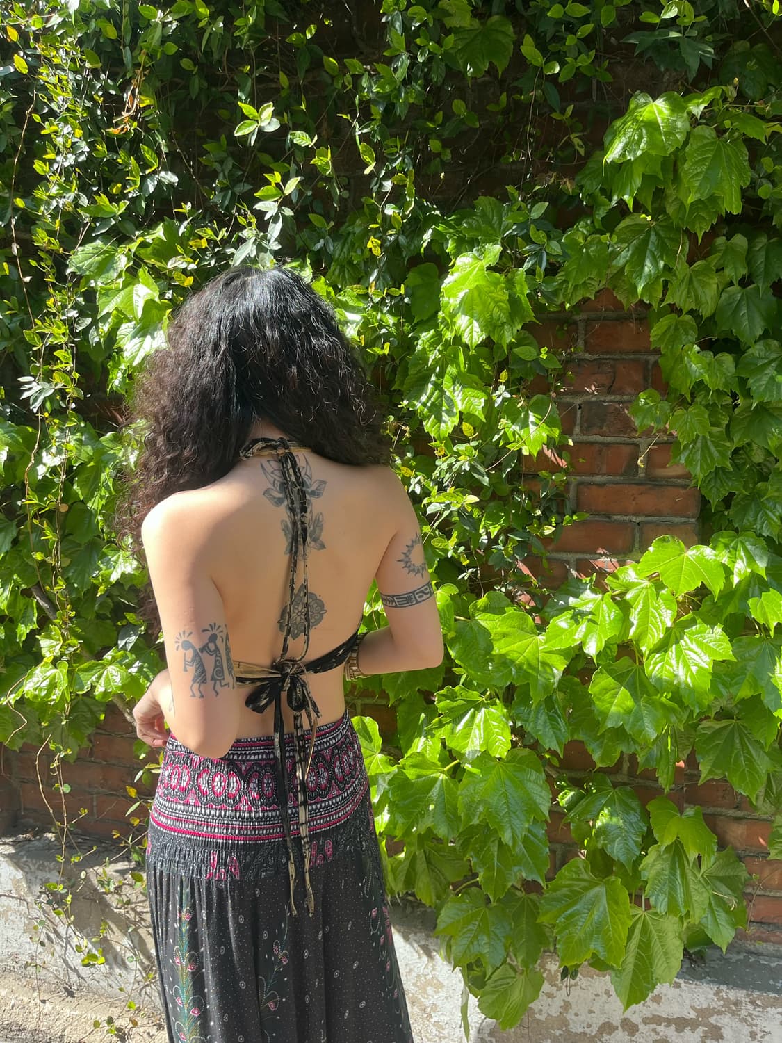 히피 타이다이 트임 홀터넥 상품이미지6