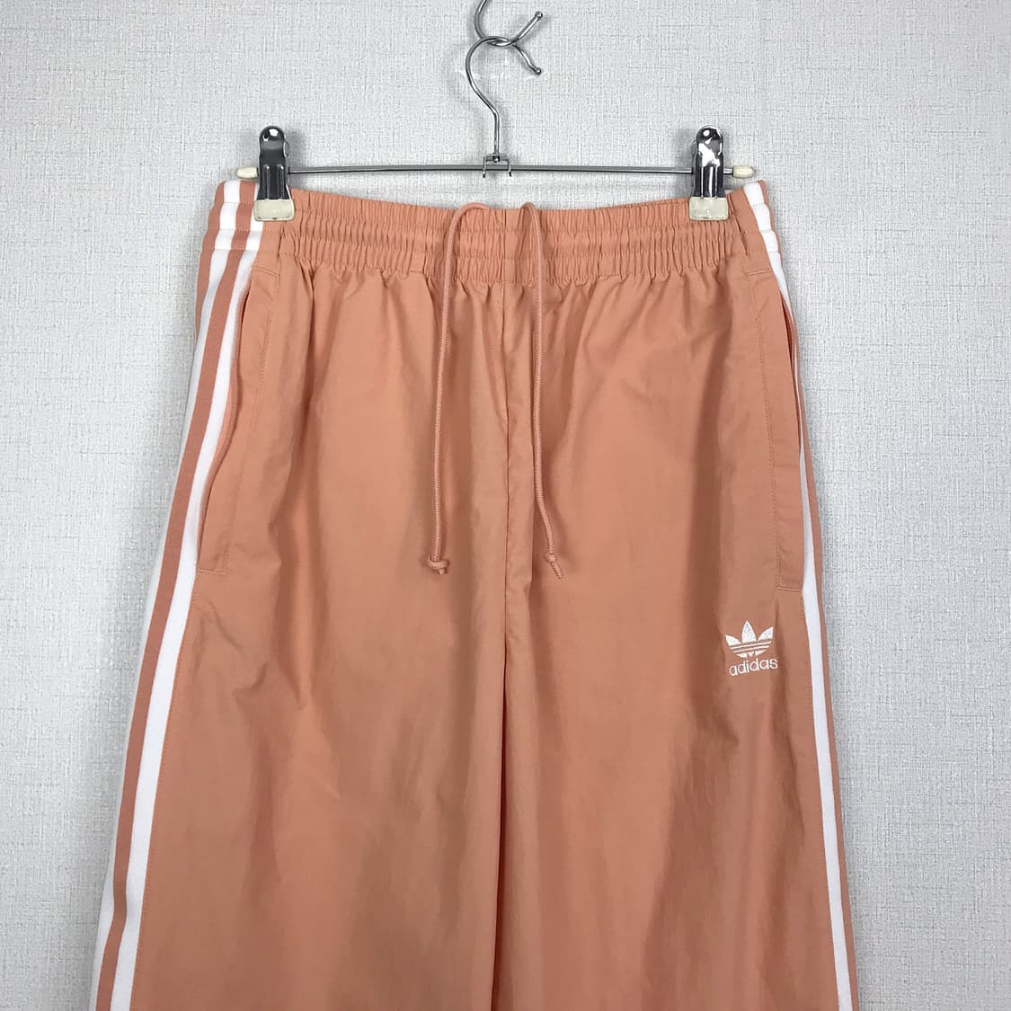 아디다스 ADIDAS 락업 트랙팬츠 바지 코랄 핑크 여성S 상품이미지2
