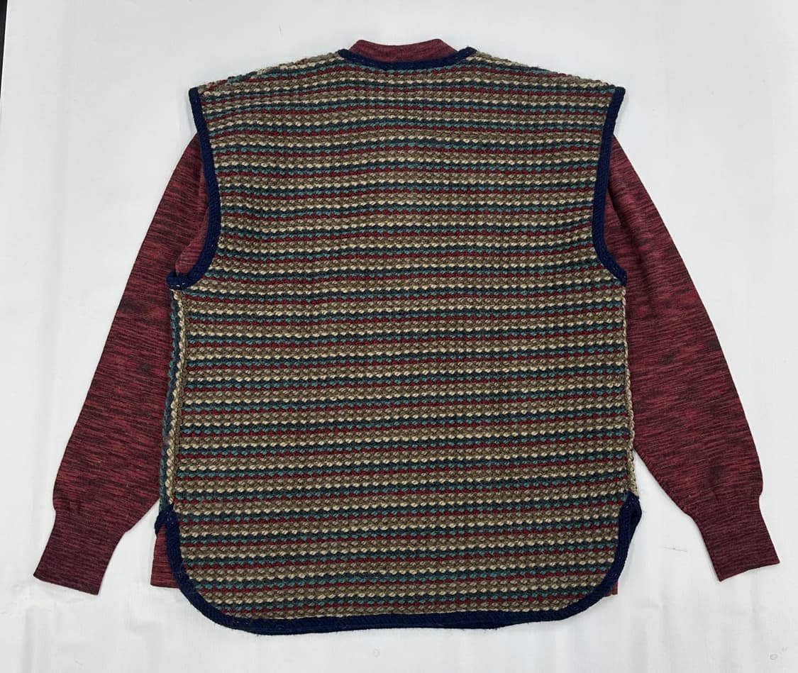 🍀하구미의 에스닉코디세트🍀 니트조끼 자수 모리걸 미디스커트  상품이미지4