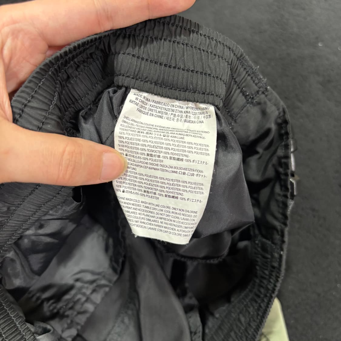 S 반스 VANS 블랙 벨티드 반바지 상품이미지5