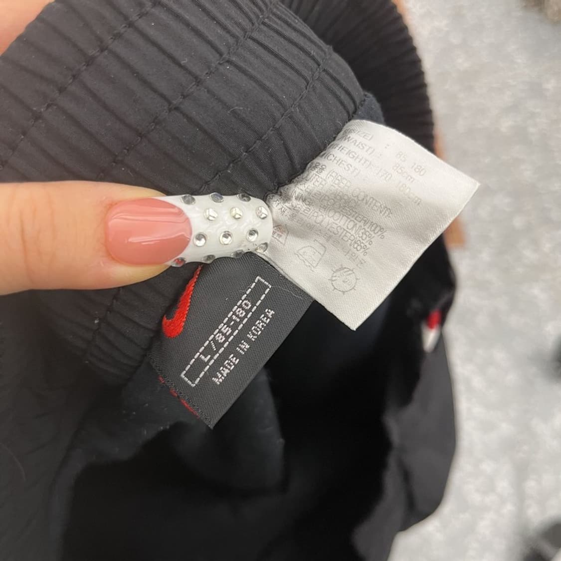 나이키 올드스쿨 베스킷볼 00's 스우시 로고 트랙팬츠 L C10087 상품이미지5