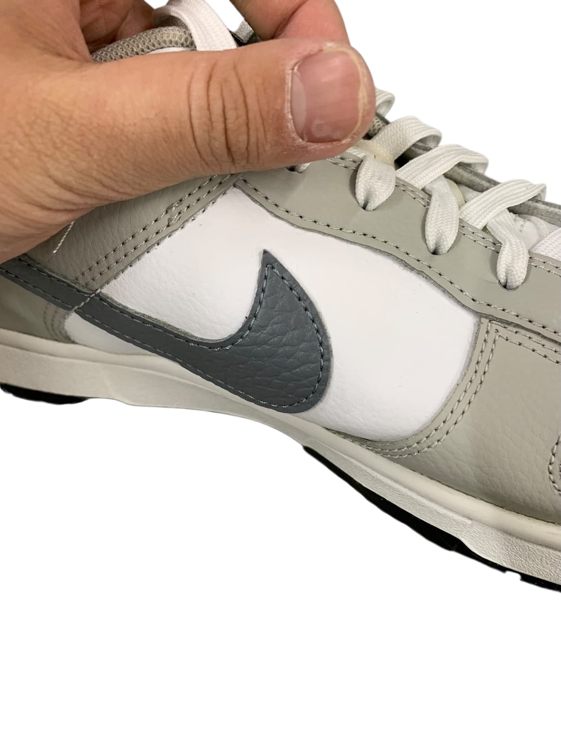 나이키 덩크로우 스프레이 페인트 스우시 그레이 270  상품이미지9