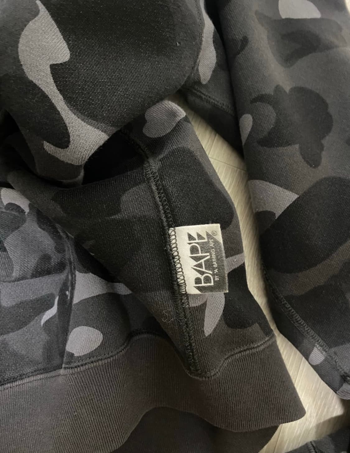 0g 니고 베이프 360 짚 후디 흑계 상품이미지6