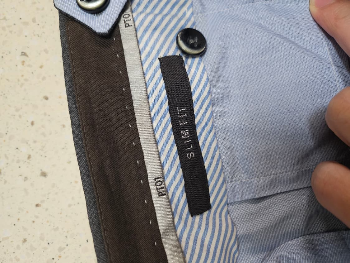 PT01 남성 슬림핏 모 바지 50 상품이미지6