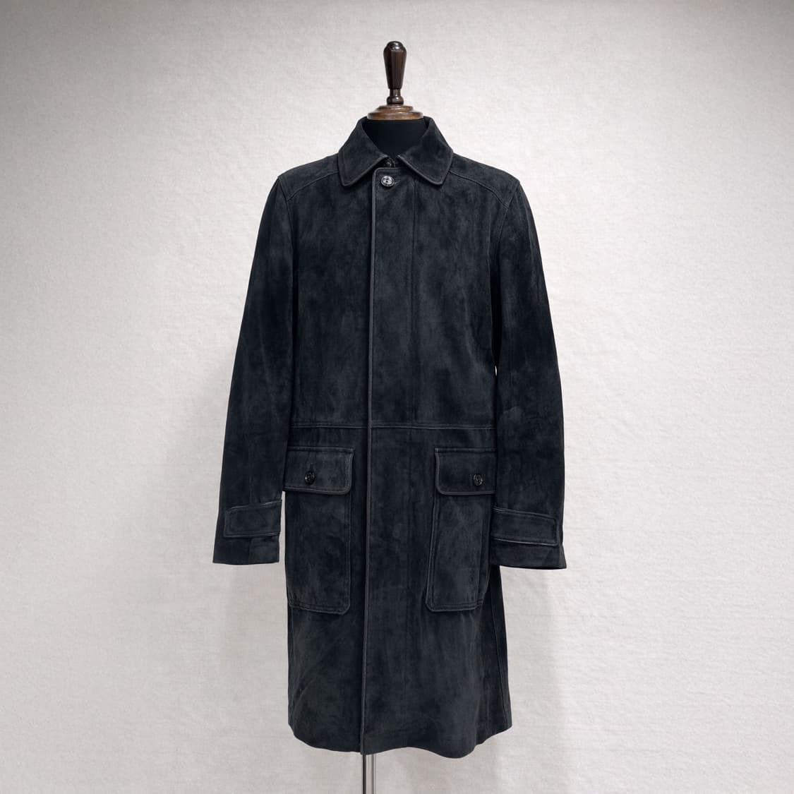 Ermenegildo Zegna 스웨이드 레더 코트 (Made in It 상품이미지2