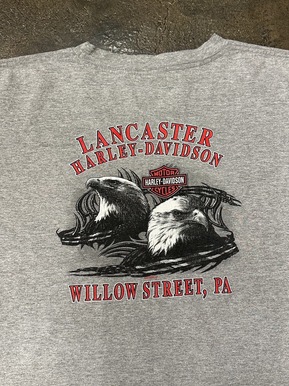 90s 할리데이비슨 모터사이클 반팔 티셔츠 XL 상품이미지6