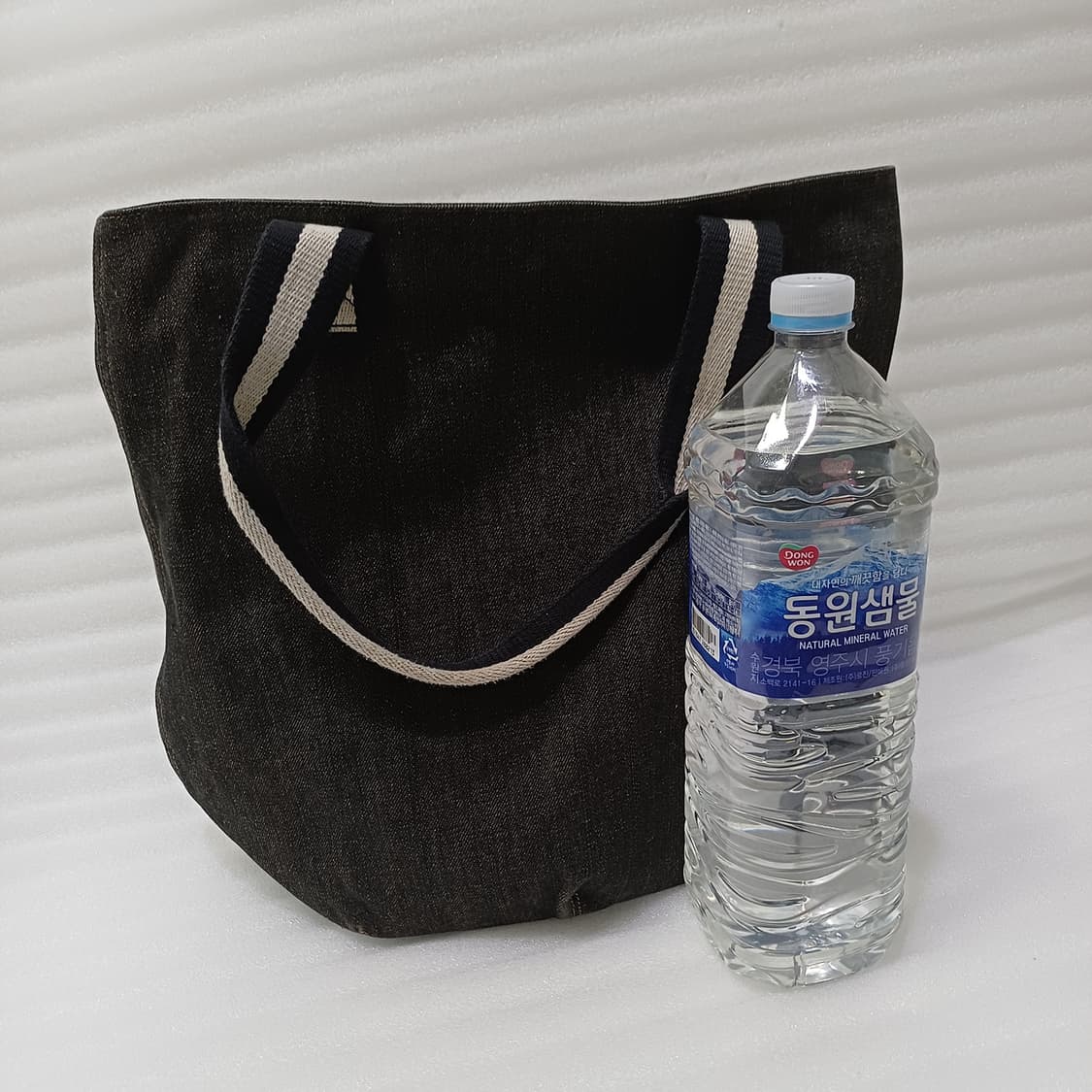 바니스뉴욕 데님 캔버스 토트백 숄더백 가방 훌륭 사랑봉봉 상품이미지6