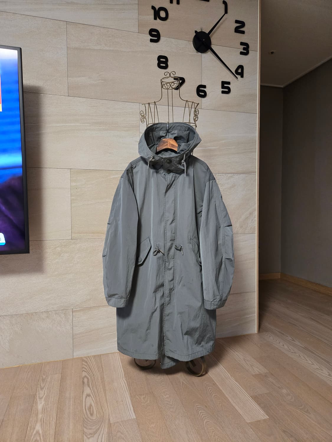 [95/s] 커스텀멜로우 새드스마일 남성 야상 자켓 상품이미지1