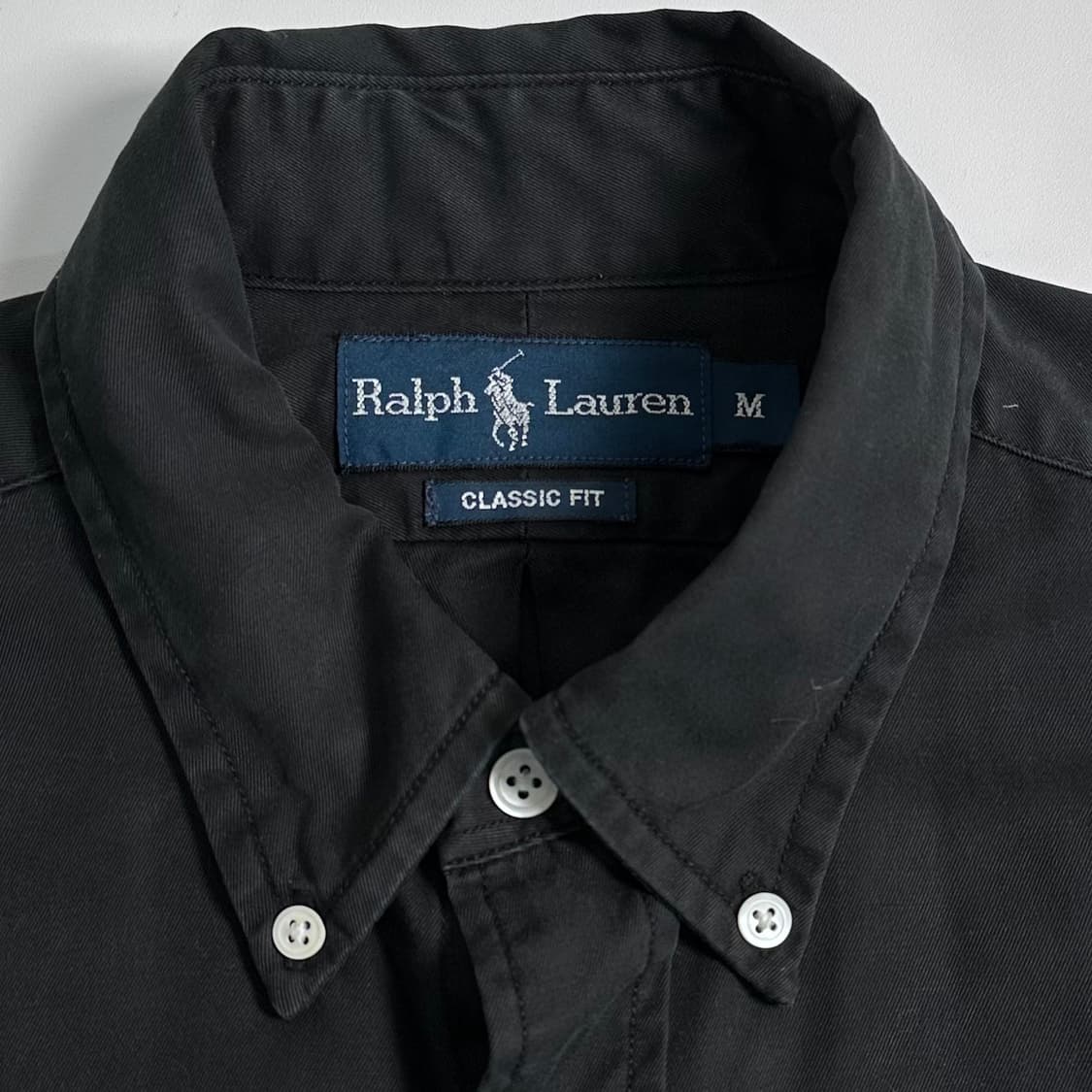 폴로 랄프로렌 자수 블랙 옥스포드 셔츠 상품이미지5
