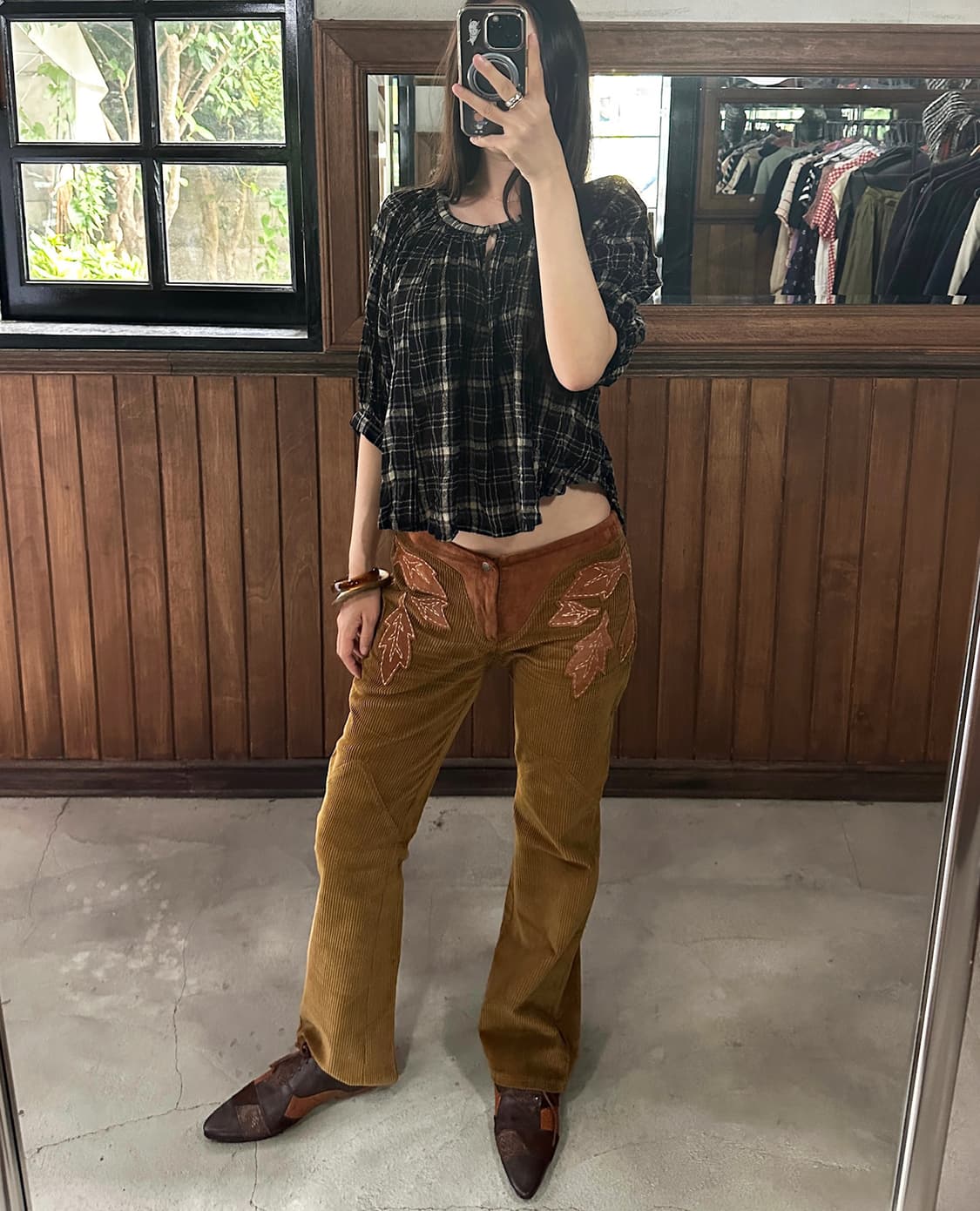 D&G leaf corduroy pants 상품이미지1