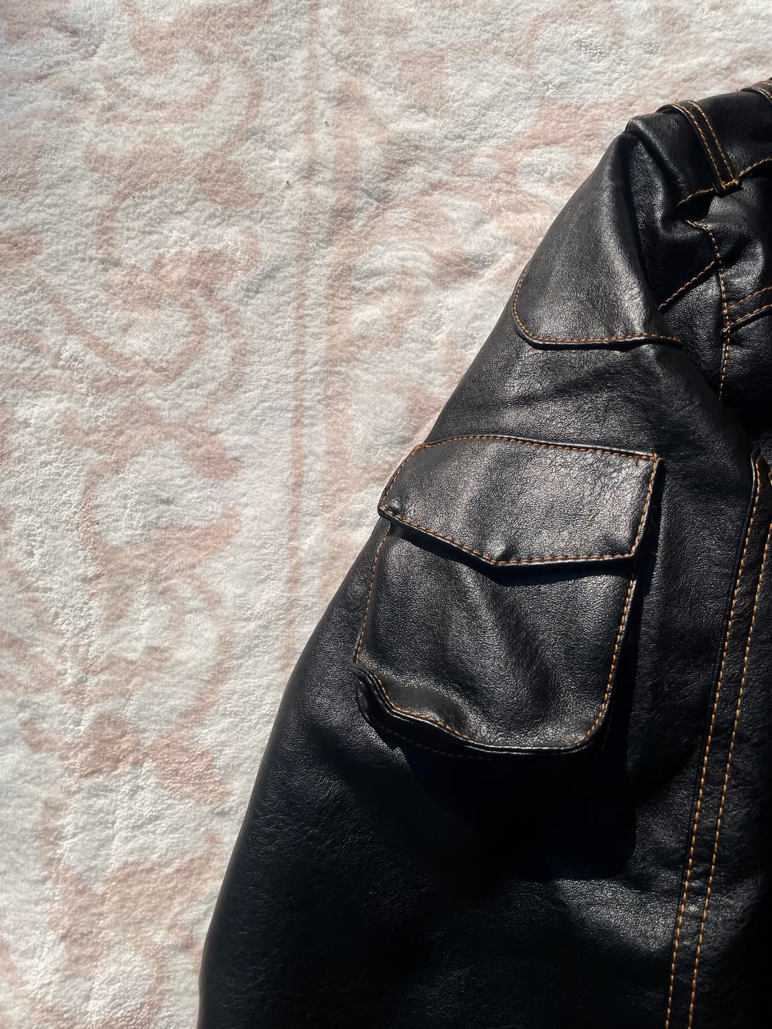 빈티지 블랙 더블라이더 자켓 상품이미지8